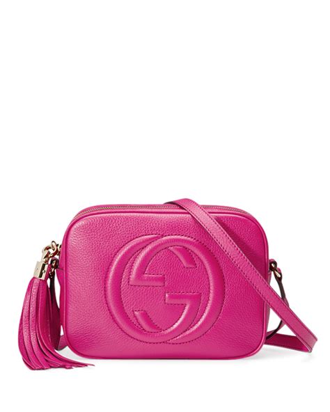 pink gucci crossbody purse|gucci soho collection crossbody.